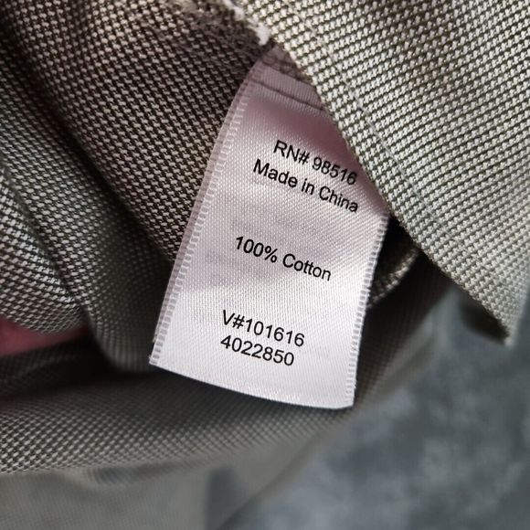 Coldwater Creek Sz 10-12 Pale green blouse 3/4 sleeve Cotton - Picture 3 of 10